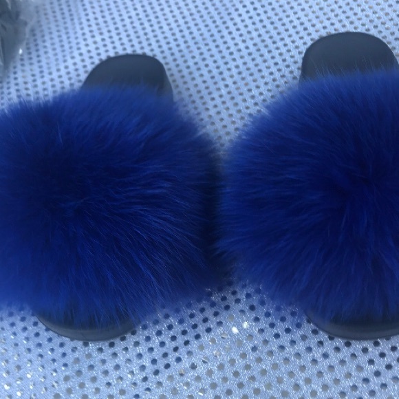 100% REAL FUR SLIPPER SLIDES - Picture 7 of 7